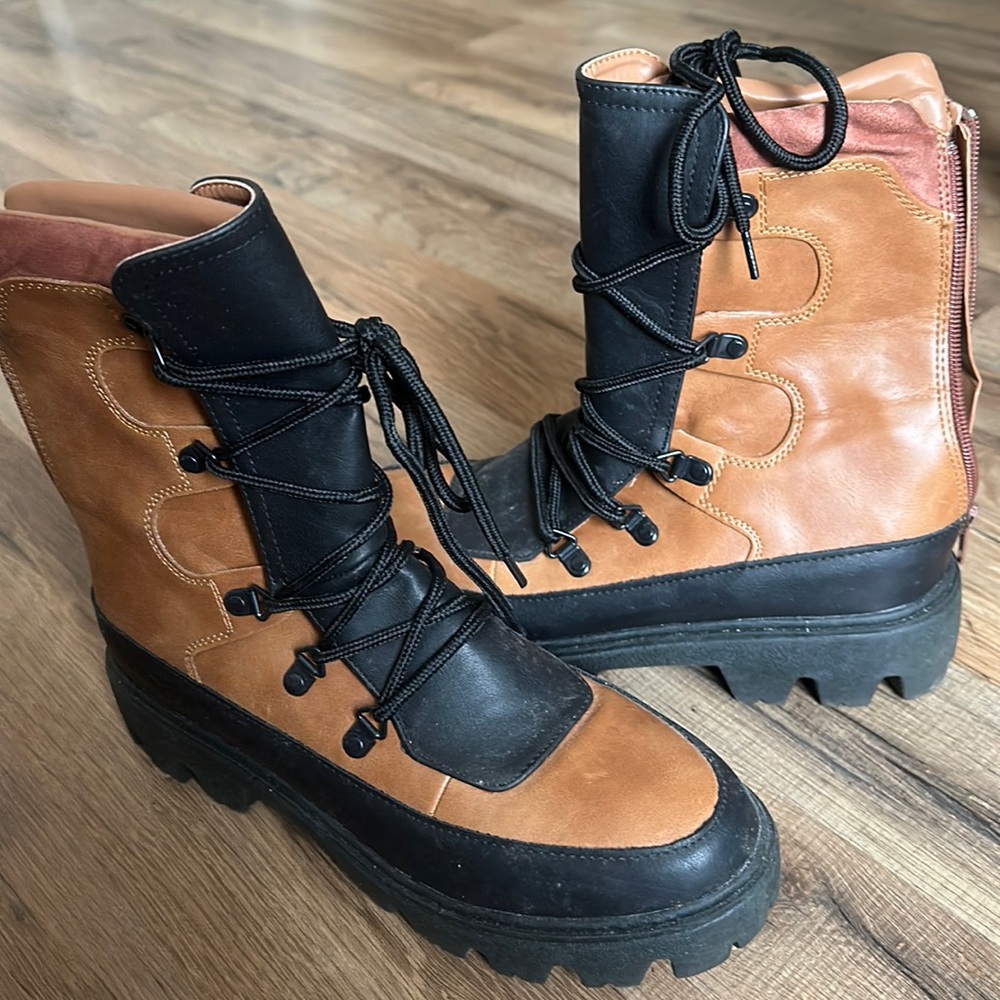 Stylish Faux Leather Boots